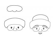 Как нарисовать деда мороза и снегурочку мастер-класс для начинающих Как нарисовать деда мороза инструкция с описанием